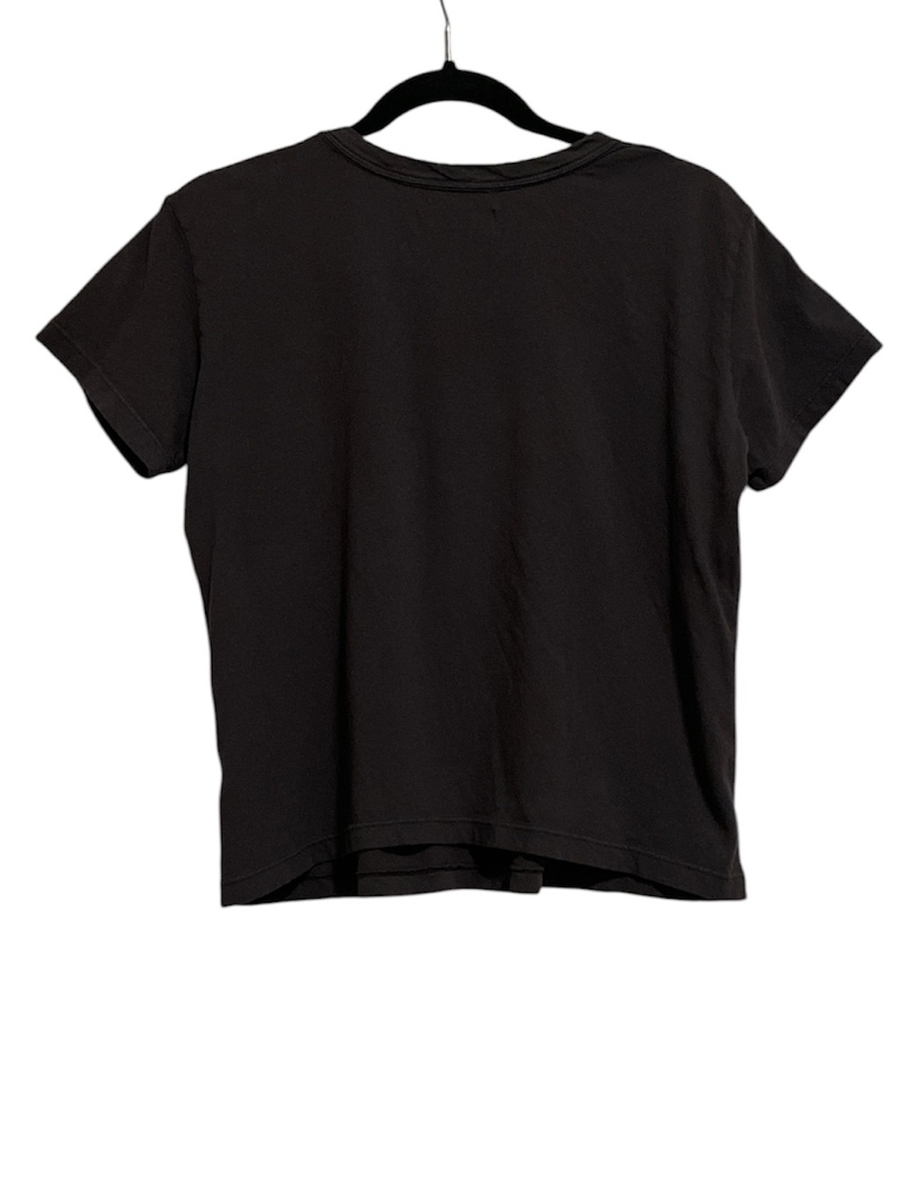 Imogene + Willie Drop Tee Cropped T-Shirt in Faded Black Women’s Size M/L - Picture 3 of 5
